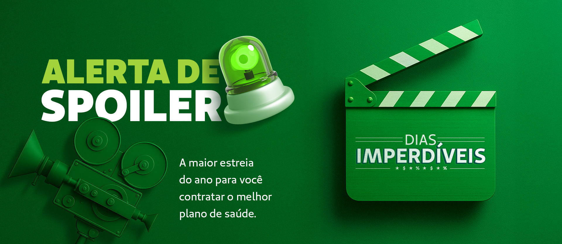 Pôsteres personalizados com vendedores da Unimed como astros de cinema.
